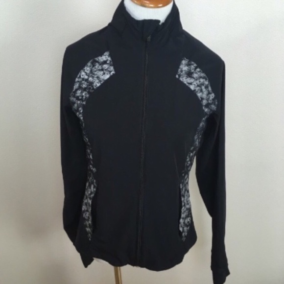 lululemon athletica Jackets & Blazers - Lululemom Persist Reflective Om Logo Jacket Size 8